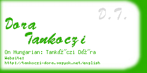 dora tankoczi business card